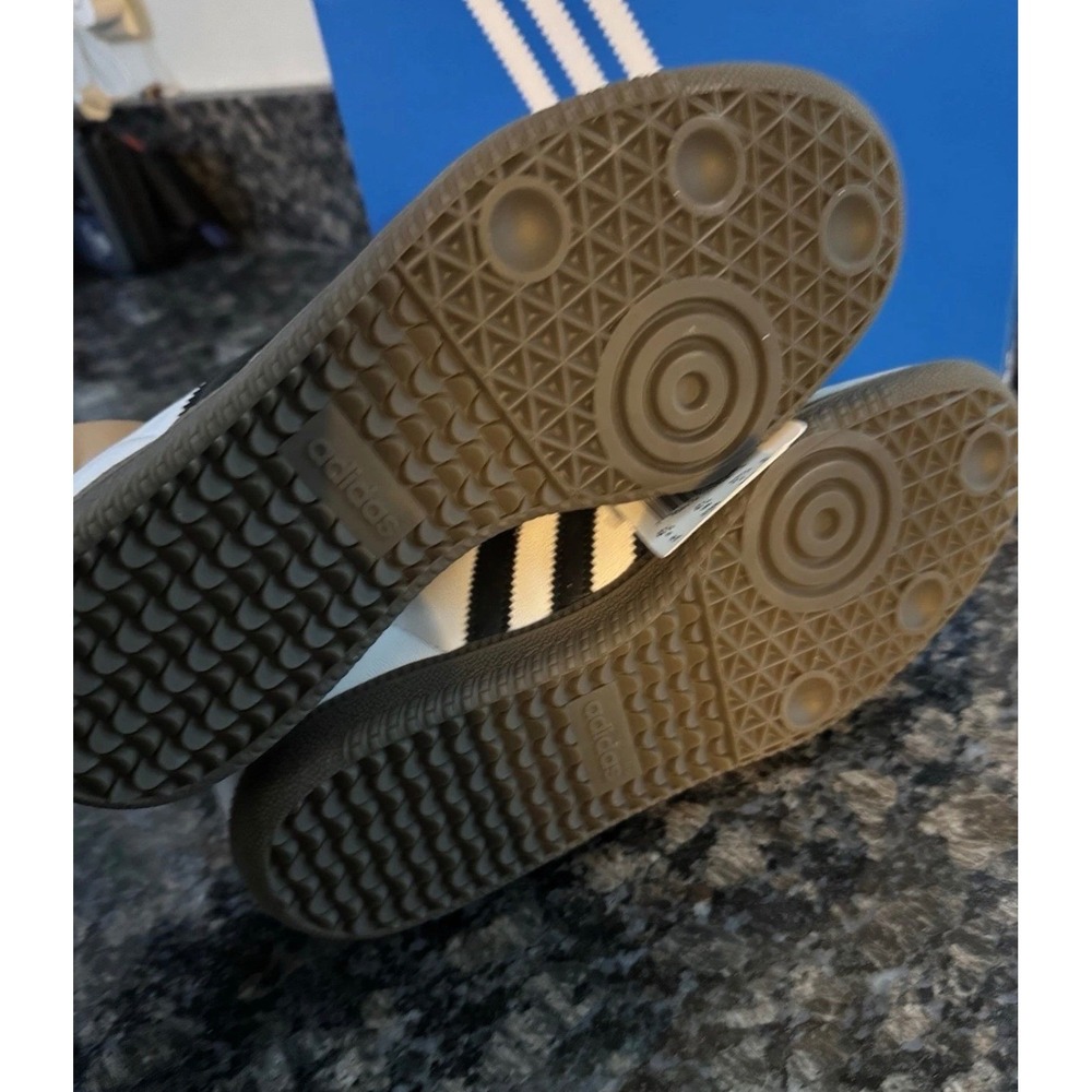 Adidas Samba OG W White Black Granite Gum Sneakers IG9030 Womens Size 6 NEW - Picture 7 of 9